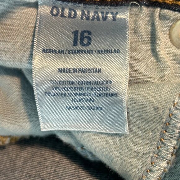 Old Navy Rockstar Jeans Women’s 16 Dark Wash Skinny Mid Rise Ankle Zip Stretch - Picture 10 of 10
